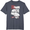 image:imageHot Wheels  Built for Speed Comic Panels TShirtHeather Blue
