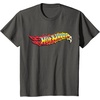 image:imageHot Wheels  Comic Book Fire Logo TShirtAsphalt Grey