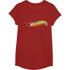 image:imageHot Wheels  Comic Book Fire Logo TShirtCranberry Red