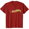 image:imageHot Wheels  Comic Book Fire Logo TShirtCranberry Red