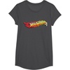 image:imageHot Wheels  Comic Book Fire Logo TShirtDark Heather Grey