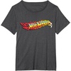 image:imageHot Wheels  Comic Book Fire Logo TShirtDark Heather Grey
