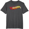 image:imageHot Wheels  Comic Book Fire Logo TShirtDark Heather Grey