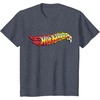 image:imageHot Wheels  Comic Book Fire Logo TShirtHeather Blue