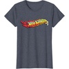 image:imageHot Wheels  Comic Book Fire Logo TShirtHeather Blue