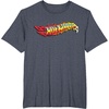 image:imageHot Wheels  Comic Book Fire Logo TShirtHeather Blue