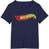 image:imageHot Wheels  Comic Book Fire Logo TShirtNavy Blue