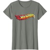 image:imageHot Wheels  Comic Book Fire Logo TShirtOlive Heather