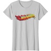 image:imageHot Wheels  Comic Book Fire Logo TShirtSilver Grey