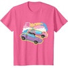 image:imageHot Wheels  Go Higher Faster Bigger TShirtPink Heather