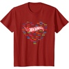 image:imageHot Wheels  Heart Shape TShirtCranberry Red