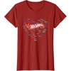 image:imageHot Wheels  Heart Shape TShirtCranberry Red