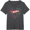 image:imageHot Wheels  Heart Shape TShirtDark Heather Grey