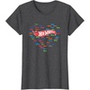 image:imageHot Wheels  Heart Shape TShirtDark Heather Grey