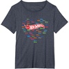 image:imageHot Wheels  Heart Shape TShirtHeather Blue