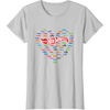 image:imageHot Wheels  Heart Shape TShirtSilver Grey