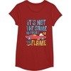 image:imageHot Wheels  Its Not The Same Without The Flame TShirtCranberry Red