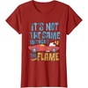 image:imageHot Wheels  Its Not The Same Without The Flame TShirtCranberry Red