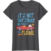image:imageHot Wheels  Its Not The Same Without The Flame TShirtDark Heather Grey
