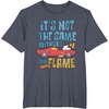 image:imageHot Wheels  Its Not The Same Without The Flame TShirtHeather Blue
