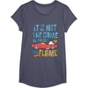 image:imageHot Wheels  Its Not The Same Without The Flame TShirtHeather Blue