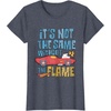 image:imageHot Wheels  Its Not The Same Without The Flame TShirtHeather Blue