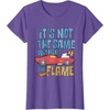 image:imageHot Wheels  Its Not The Same Without The Flame TShirtPurple Heather