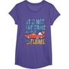 image:imageHot Wheels  Its Not The Same Without The Flame TShirtPurple Heather