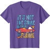 image:imageHot Wheels  Its Not The Same Without The Flame TShirtPurple Heather