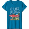 image:imageHot Wheels  Its Not The Same Without The Flame TShirtSapphire Blue