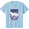 image:imageHot Wheels  Patriotic American Flag 4th of July TShirtBaby Blue
