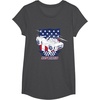 image:imageHot Wheels  Patriotic American Flag 4th of July TShirtDark Heather Grey