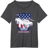 image:imageHot Wheels  Patriotic American Flag 4th of July TShirtDark Heather Grey