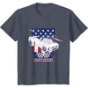 image:imageHot Wheels  Patriotic American Flag 4th of July TShirtHeather Blue