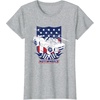 image:imageHot Wheels  Patriotic American Flag 4th of July TShirtHeather Grey