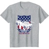 image:imageHot Wheels  Patriotic American Flag 4th of July TShirtHeather Grey