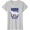 image:imageHot Wheels  Patriotic American Flag 4th of July TShirtSilver Grey