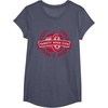 image:imageHot Wheels  Varsity Speed Club Tire Badge TShirtHeather Blue