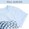 image:imageHot Wheels Boys 2Piece Romper and Sunhat Set Newborn to ToddlerPastel Blue