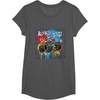 image:imageHot Wheels Monster Trucks  Always Go Big Spray Paint Wall TShirtAsphalt Grey