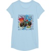 image:imageHot Wheels Monster Trucks  Always Go Big Spray Paint Wall TShirtBaby Blue