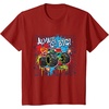 image:imageHot Wheels Monster Trucks  Always Go Big Spray Paint Wall TShirtCranberry Red