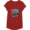 image:imageHot Wheels Monster Trucks  Always Go Big Spray Paint Wall TShirtCranberry Red