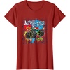 image:imageHot Wheels Monster Trucks  Always Go Big Spray Paint Wall TShirtCranberry Red