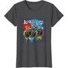 image:imageHot Wheels Monster Trucks  Always Go Big Spray Paint Wall TShirtDark Heather Grey