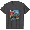 image:imageHot Wheels Monster Trucks  Always Go Big Spray Paint Wall TShirtDark Heather Grey