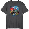 image:imageHot Wheels Monster Trucks  Always Go Big Spray Paint Wall TShirtDark Heather Grey