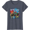 image:imageHot Wheels Monster Trucks  Always Go Big Spray Paint Wall TShirtHeather Blue