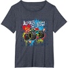 image:imageHot Wheels Monster Trucks  Always Go Big Spray Paint Wall TShirtHeather Blue