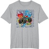 image:imageHot Wheels Monster Trucks  Always Go Big Spray Paint Wall TShirtHeather Grey